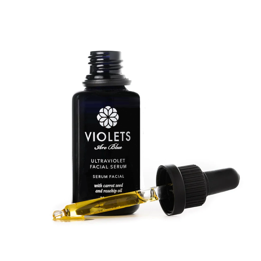 NEW! Ultra Violet Facial Serum with Carrot Seed and Rosehip Oil Cedar Creek Farmhouse