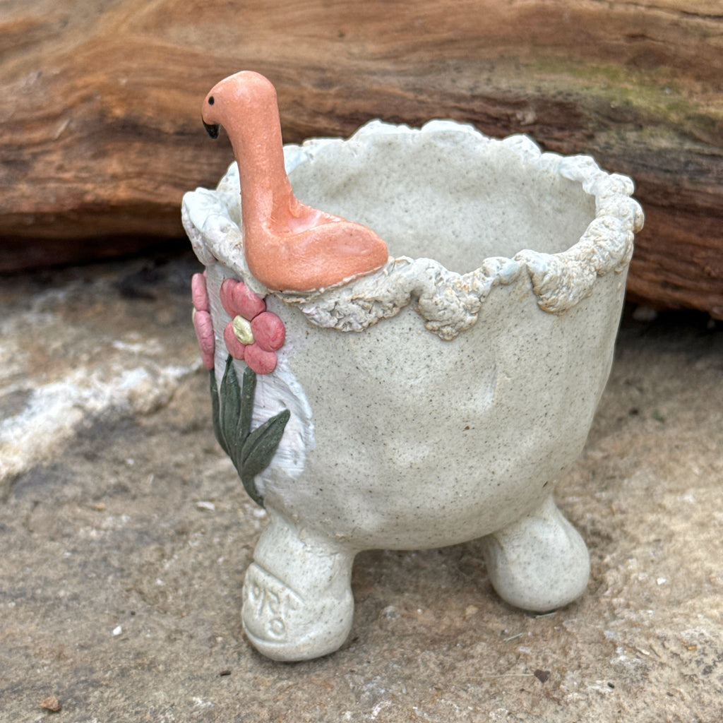 Jurian Handcrafted Pot- Flamingo – Cedar Creek Farmhouse