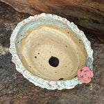 Jurian Handcrafted Pot- Sky Blue Short Oval
