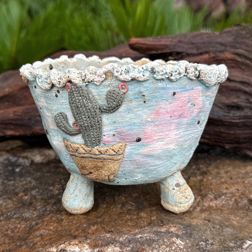 Jurian Handcrafted Pot- Sunset Sky