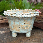 Jurian Handcrafted Pot- Sky Blue Short Oval
