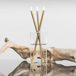 Bondi Vase Set with Gold Everlasting Candles