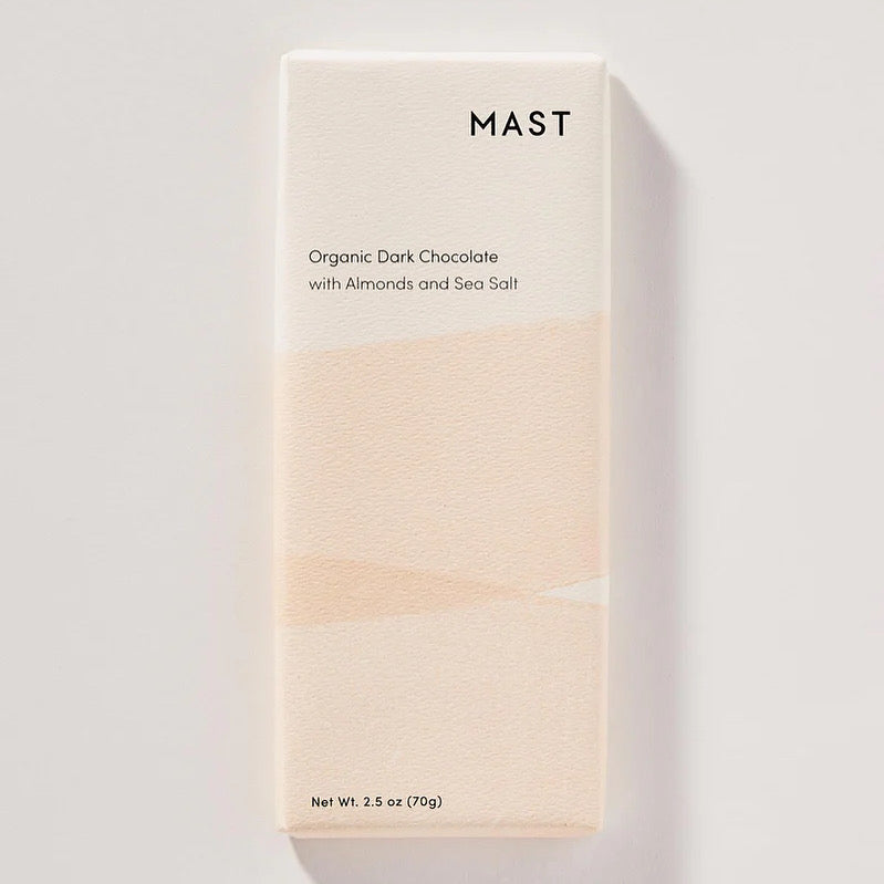 Organic Dark Chocolate with Almond and Sea Salt