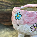 Jurian Handcrafted Pot- Small Pink Ombre