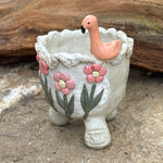 Jurian Handcrafted Pot- Flamingo