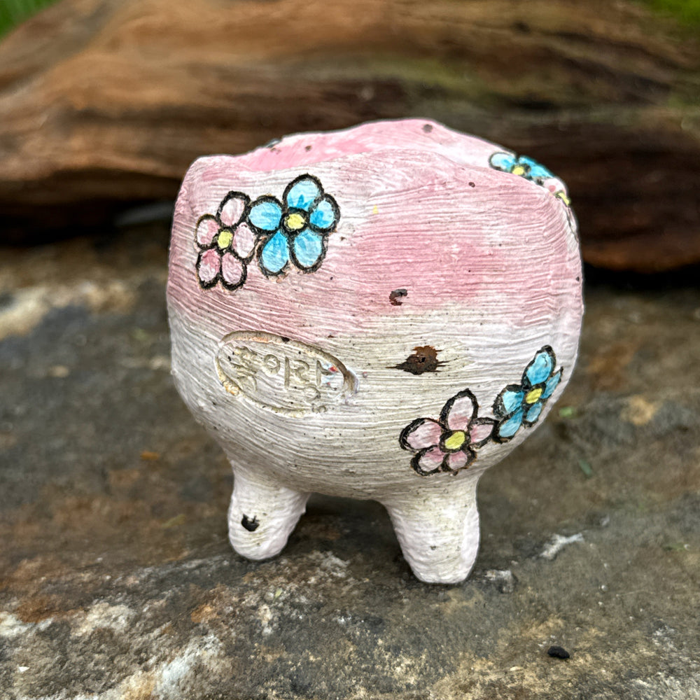 Jurian Handcrafted Pot- Small Ombre Pink