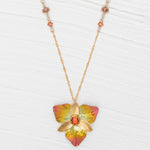 Orla Drop Pendant Necklace (Golden Mist)