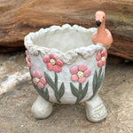Jurian Handcrafted Pot- Flamingo