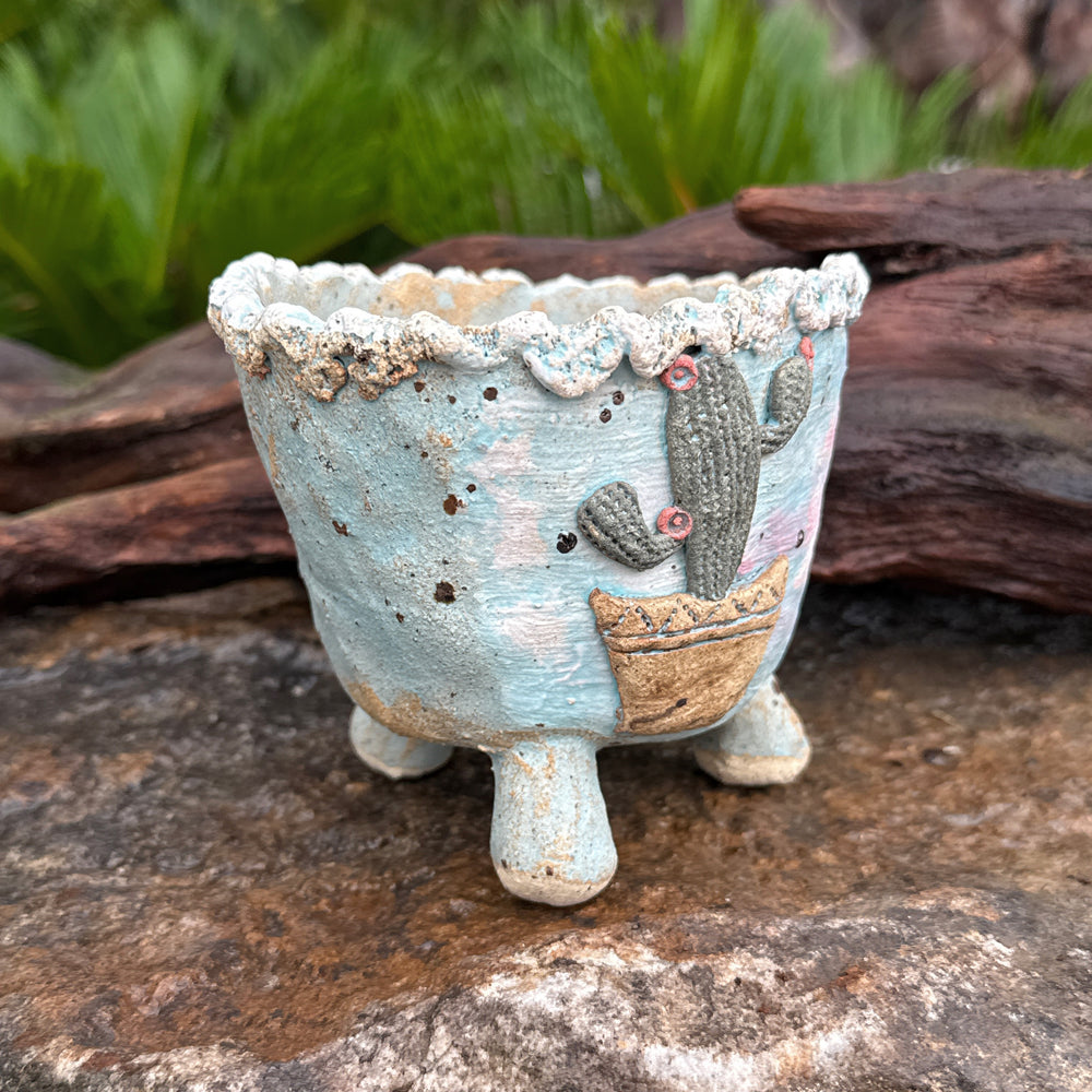 Jurian Handcrafted Pot- Sunset Sky