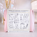 Pinch Provisions Pink Vegan Leather Travel Kit