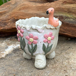 Jurian Handcrafted Pot- Flamingo