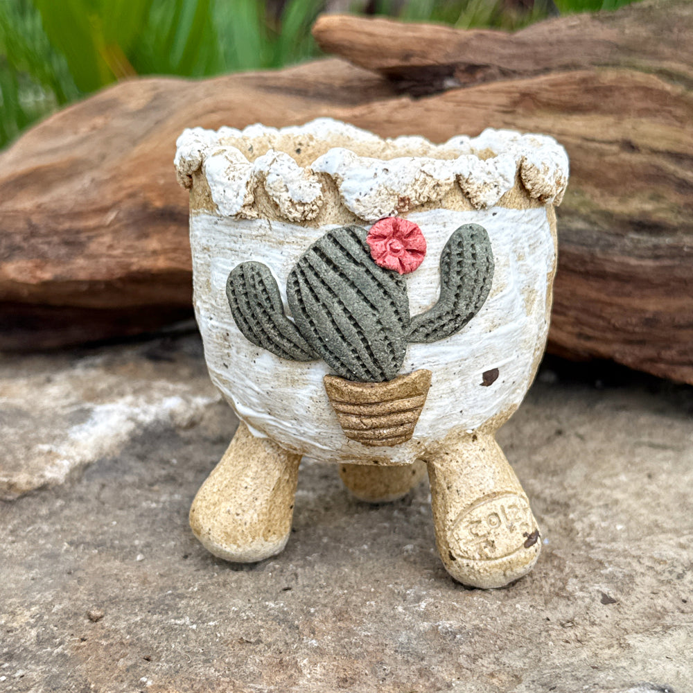 hand made pots for plants Jurian Handcrafted Pot- Classic Cacti – Cedar Creek Farmhouse