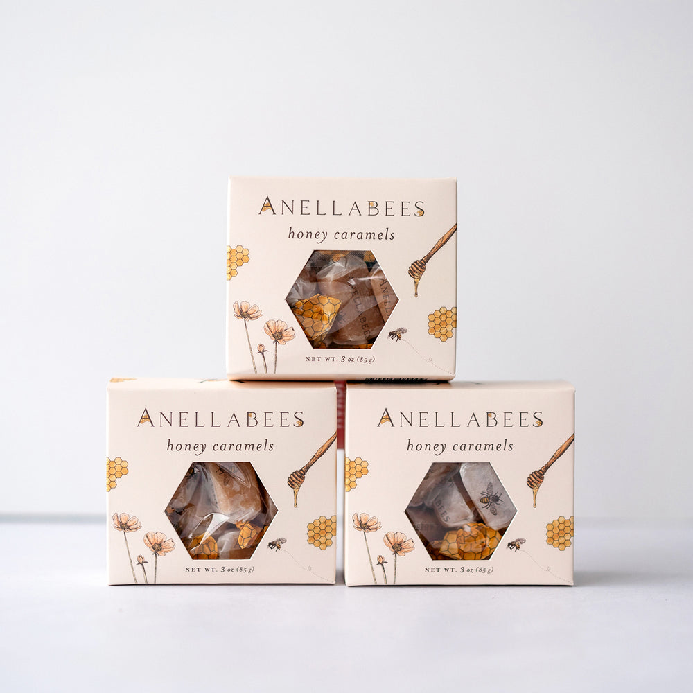 Honey Caramels (3oz Boxed)