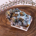 Pyrite, Calcite