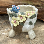 Jurian Handcrafted Pot- Blue Mouse