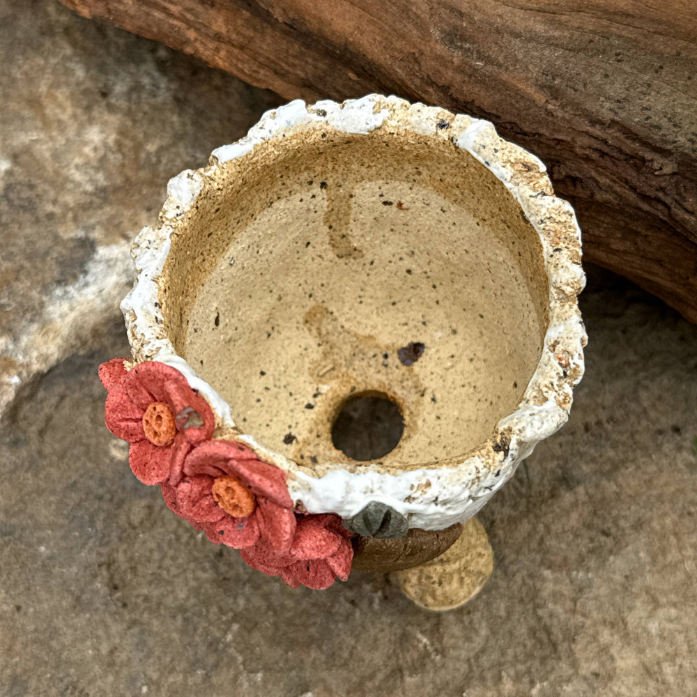 Jurian Handcrafted Pot- Bouquet of Flowers