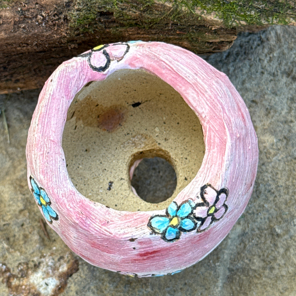 Jurian Handcrafted Pot- Small Pink Ombre