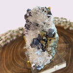 Quartz, Galena, Chalcopyrite