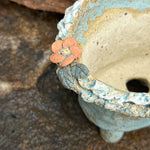 Jurian Handcrafted Pot- Sky Blue Short Oval
