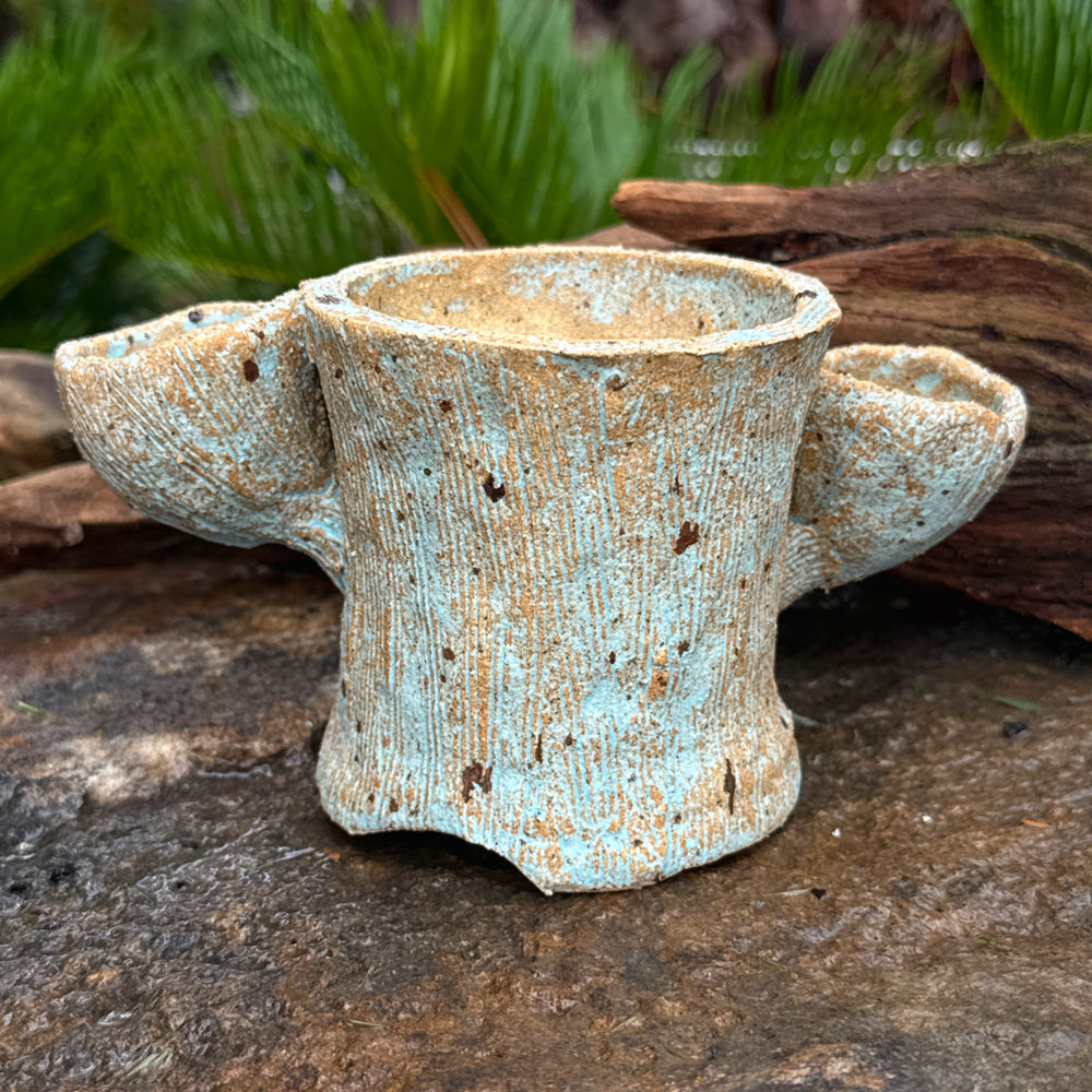 Jurian Handcrafted Pot- Three Hole Planter