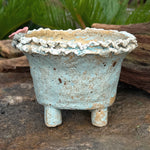 Jurian Handcrafted Pot- Sky Blue Short Oval