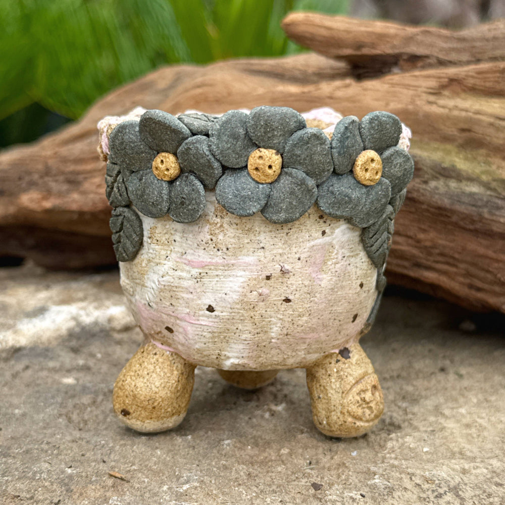 Jurian Handcrafted Pot- Cornflower Blue