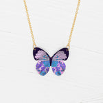 Blooming Butterfly Necklace (Radiant Purple)