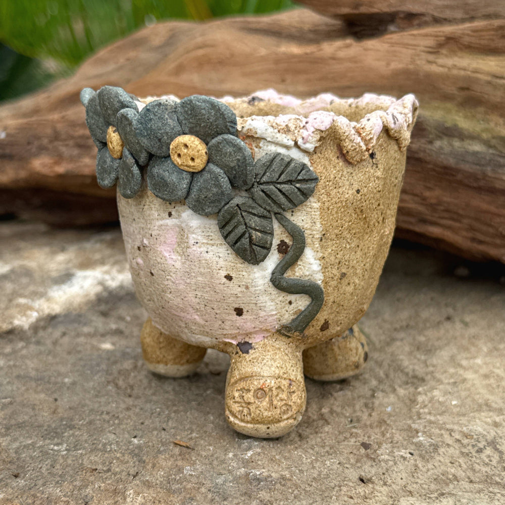 Jurian Handcrafted Pot- Cornflower Blue