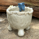 Jurian Handcrafted Pot- Blue Mouse