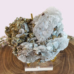 Quartz and Pyrite, (Large Formation)