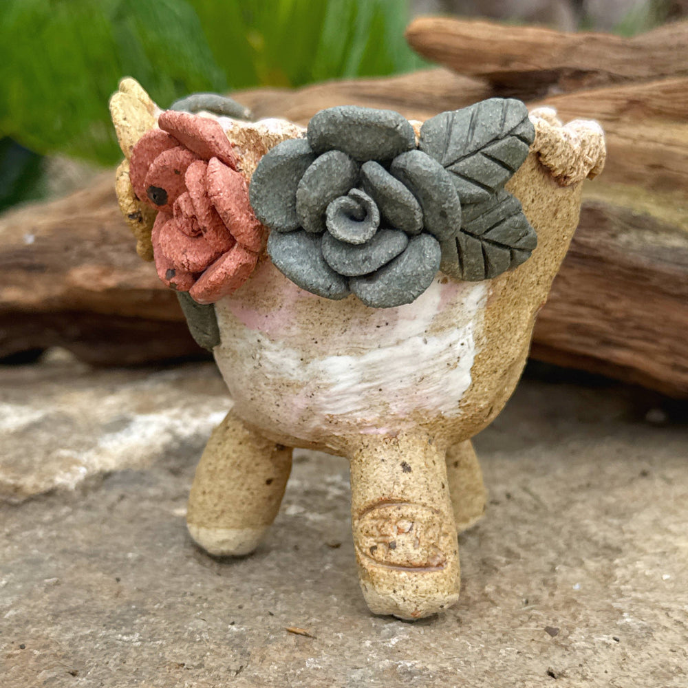 Jurian Handcrafted Pot- Flower Rim