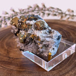 Pyrite, Calcite