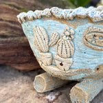 Jurian Handcrafted Pot- Neutral Cacti