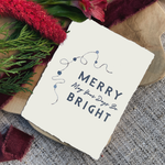 Merry and Bright Letterpress Card