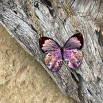 Blooming Butterfly Necklace (Radiant Pink)