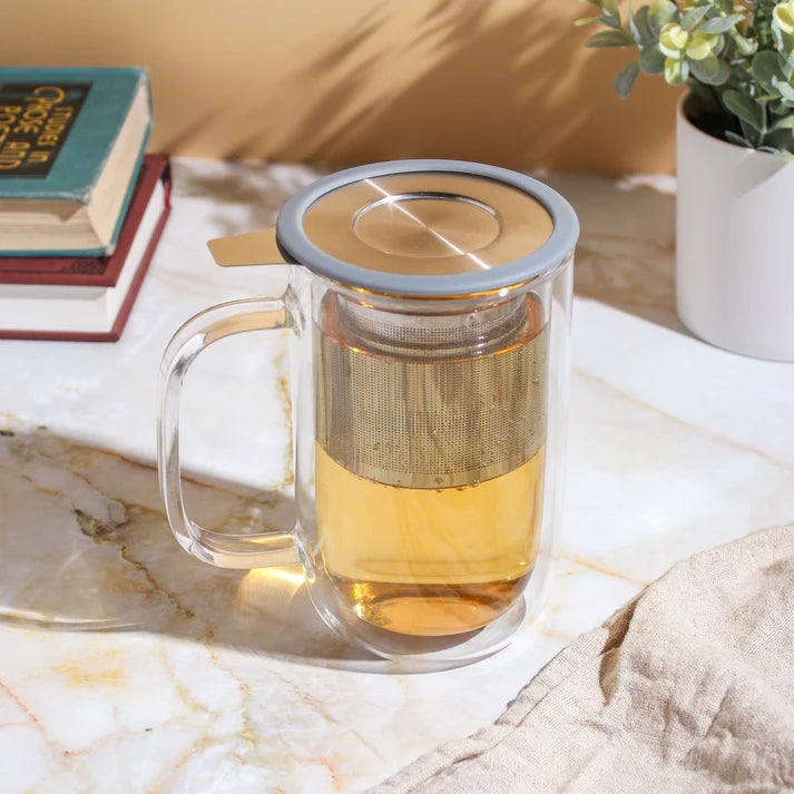 Perfect Tea Mug with Infuser Lid