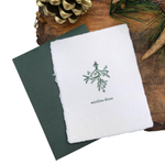 STOCKING STUFFER SALE! Mistletoe Letterpress Card