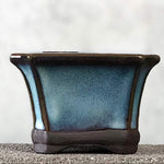 Small Run Traditional Styled Blue Glazed Korean Pot, (Shorter/Wider Profile)