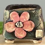Limited Edition, Small Run Pots (Pink Flower)