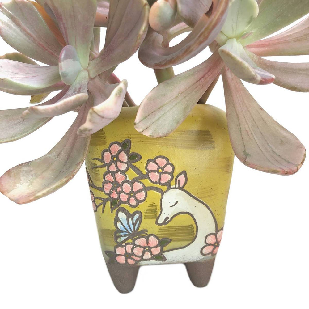 Flowered Stag Planter