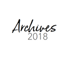 GBU Archives-- A Look Back at 2018