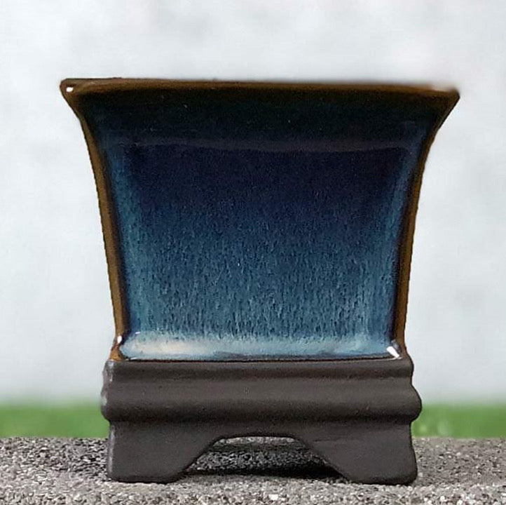 Small Run Traditional Styled Blue Glazed Korean Pot