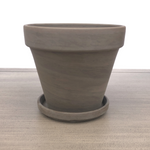 4" Clay Pot, Earthy Marble