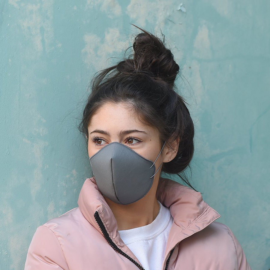 Solid Face Covering (Grey)