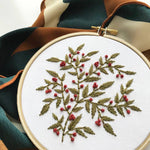 Holly Embroidery Kit