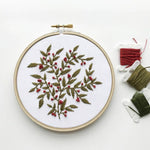 Holly Embroidery Kit