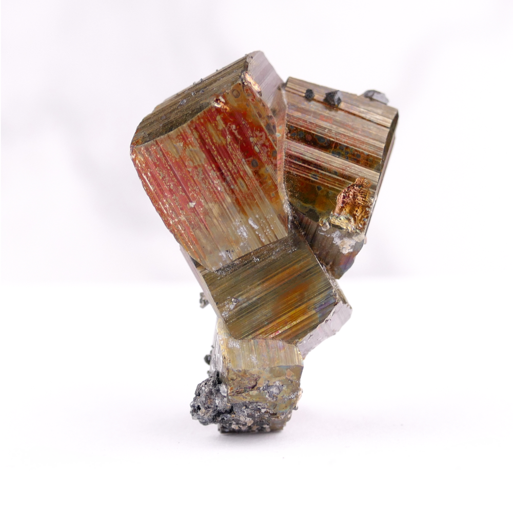 Pyrite with Sphalerite and Iron Oxide