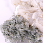 Quartz with Chlorite, Rhodochrosite and Calcite