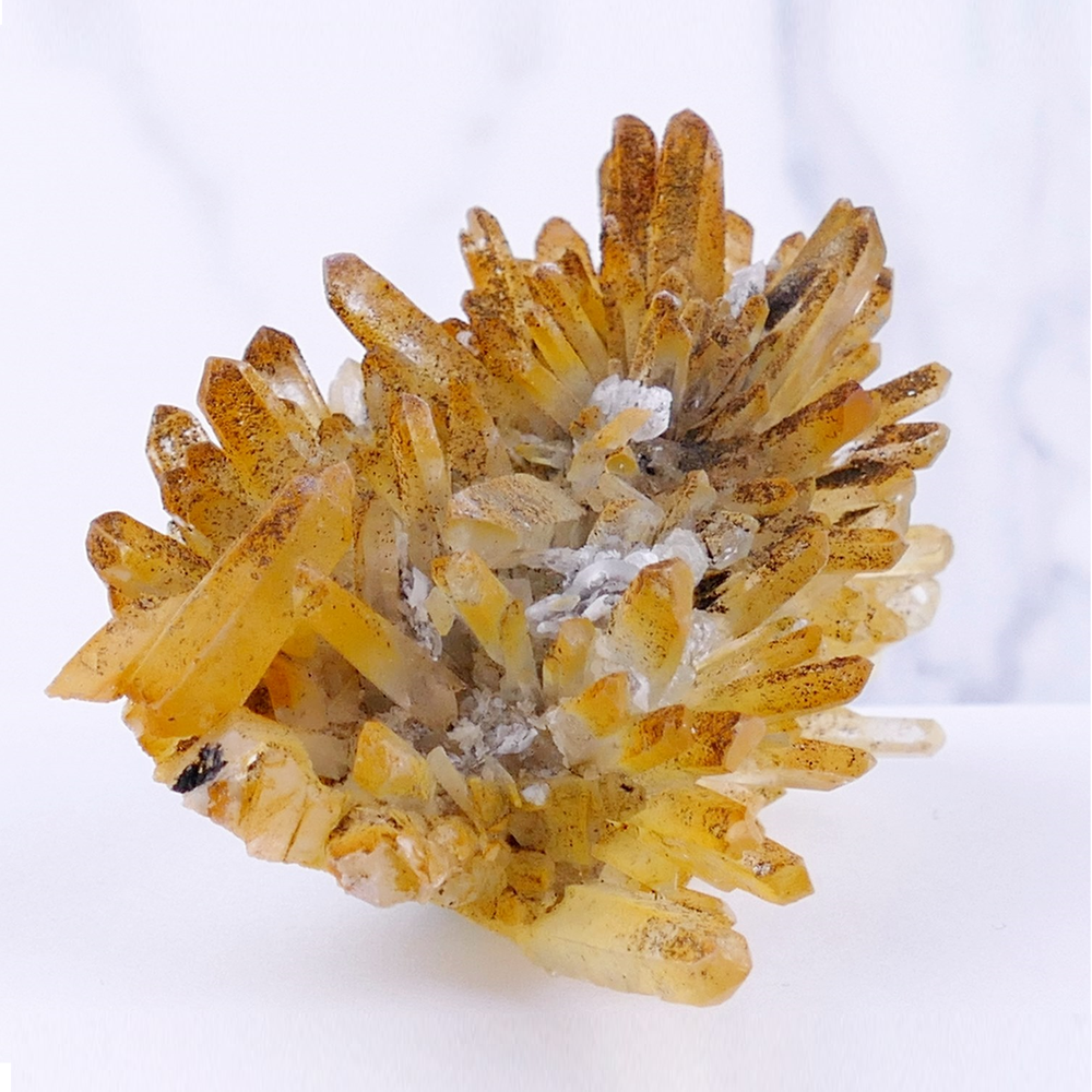 Quartz with Iron Oxide, Crystal