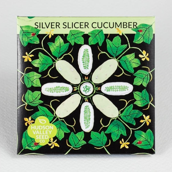 Silver Slicer Cucumber Seed Pack